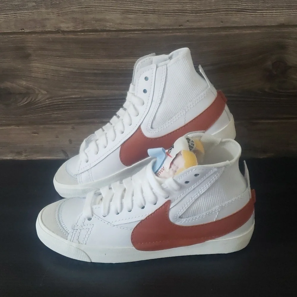 New Nike Blazer Mid Jumbo Sneakers Unisex White Casual Streetwear Shoes Classic